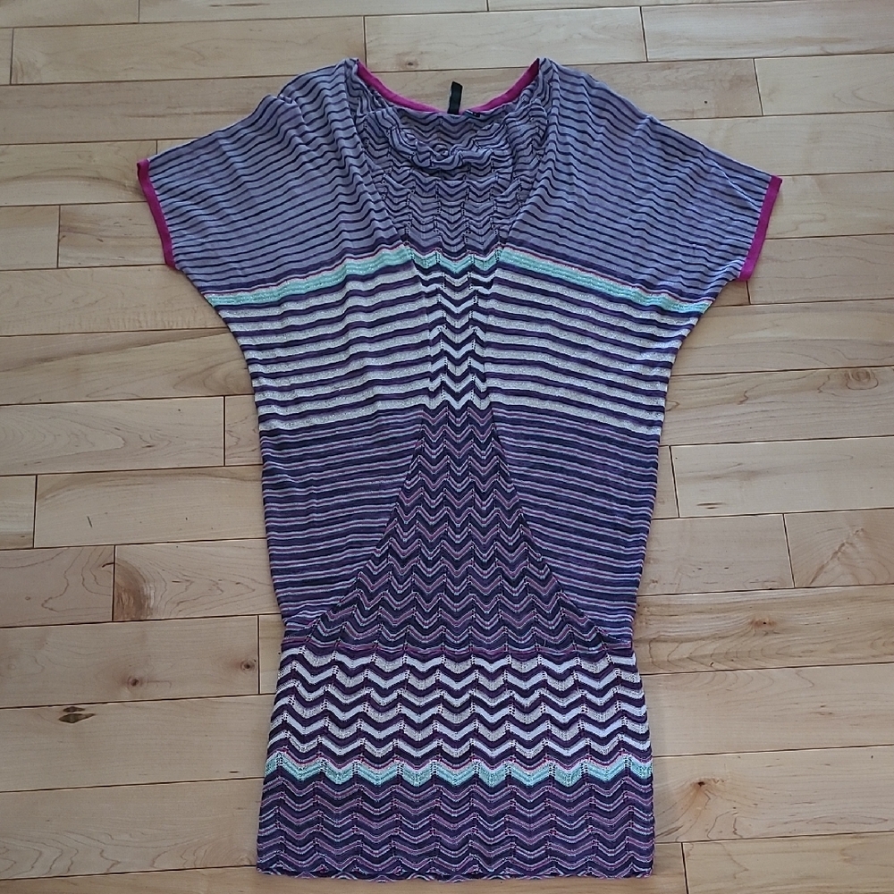 Guess by Marciano Women's Size Small Boxy Long Short Sleeve Shirt